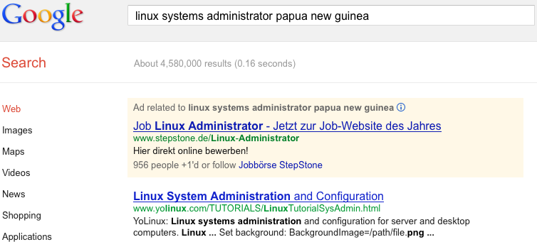 linux systems administrator papua new guinea