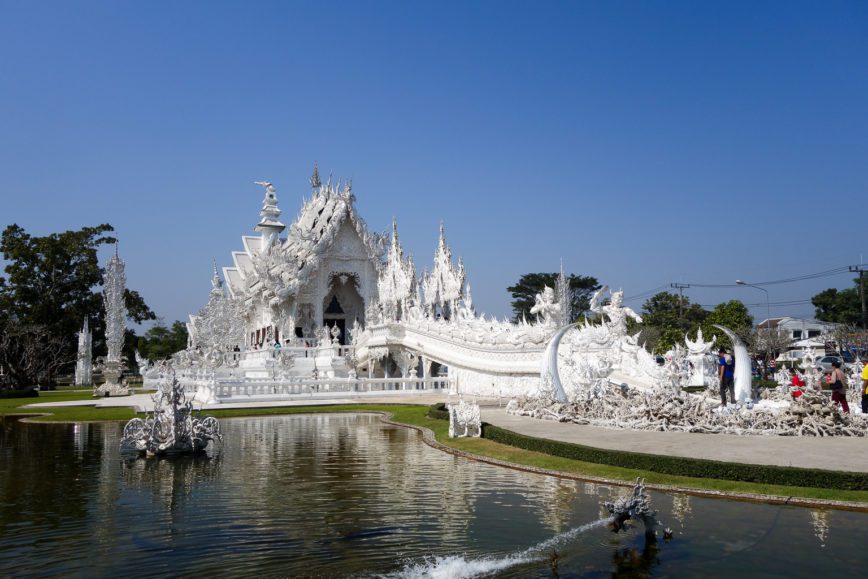 The White Temple Wat Rong Khun In Chiang Rai